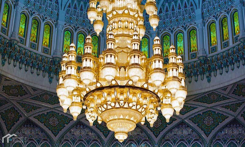 Sultan Ahmed Mosque | the blue Mosque Chandelier
