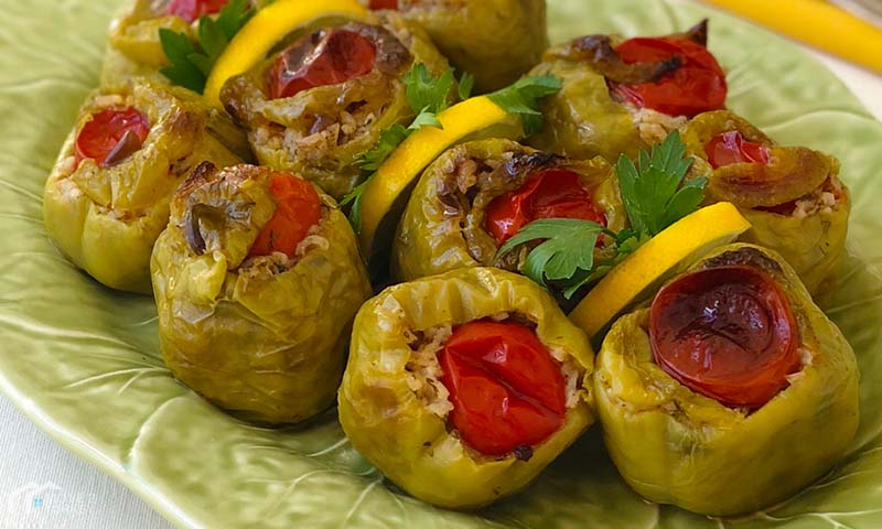 Turkish Stuffed Peppers Recipe Dolma Turkish Recipes Move 2 Turkey