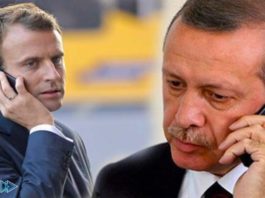 A phone call between Macron and Erdogan regarding the Eastern Mediterranean