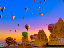 Hot air balloon in cappadocia 