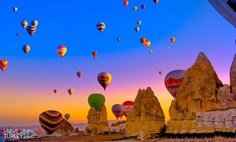 Hot air balloon in Cappadocia رحلة المنطاد في كابادوكيا