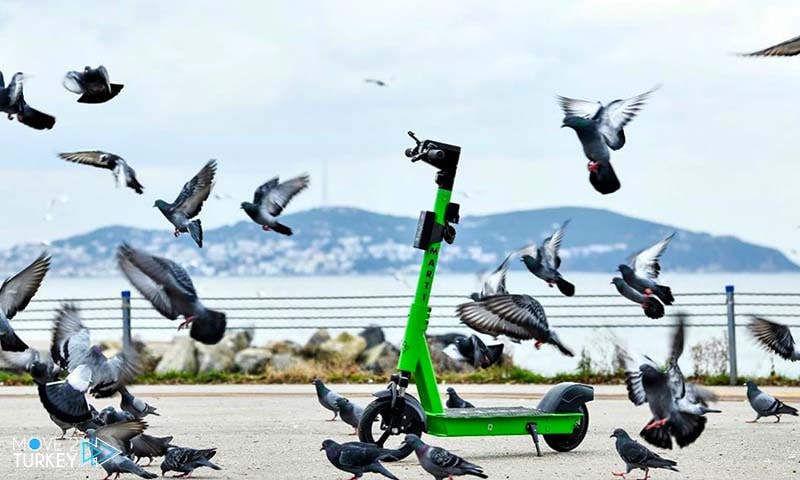 MARTI smart scooter in istanbul