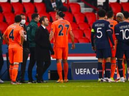 Racist insult by the referee in the match between Paris Saint-Germain and Basaksehir