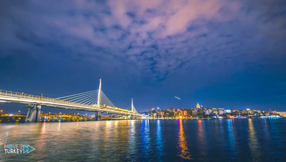 Golden Horn Bridge in Istanbul