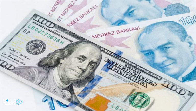 The exchange rates of major currencies against the Turkish lira