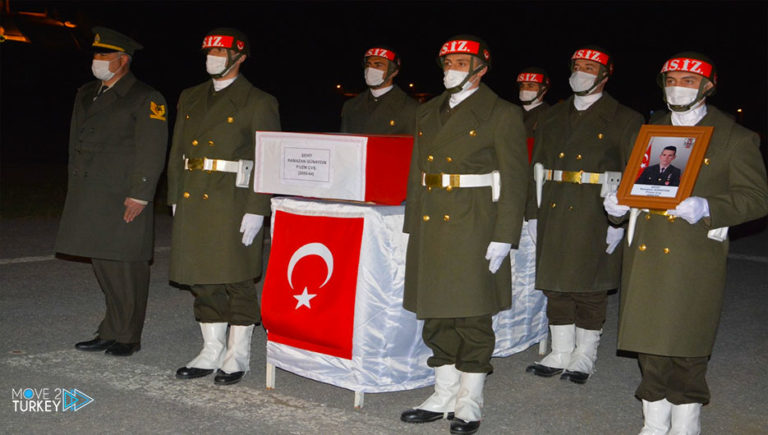 The burial of the deceased martyr Ramzan Günaydın in Hakkari