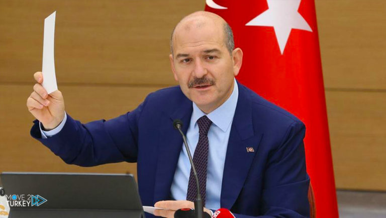 Turkish Interior Minister Suleiman Soylu warned of curfew violation