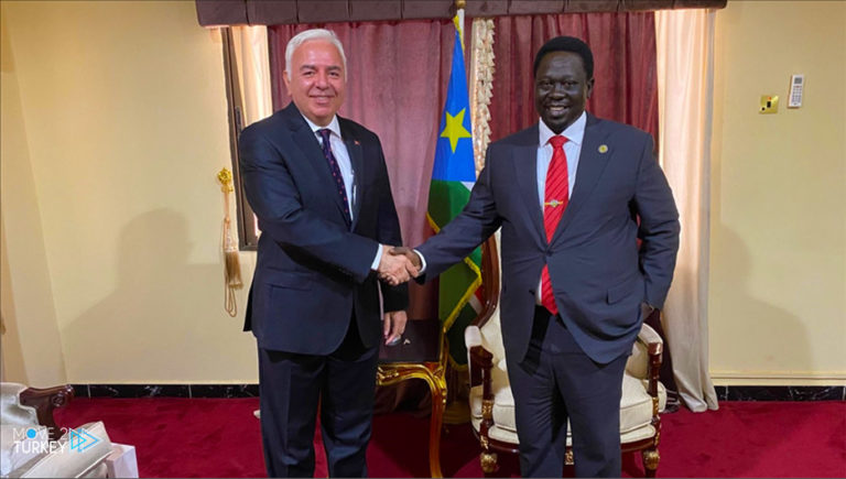 Juba, the Turkish ambassador meets the Vice President