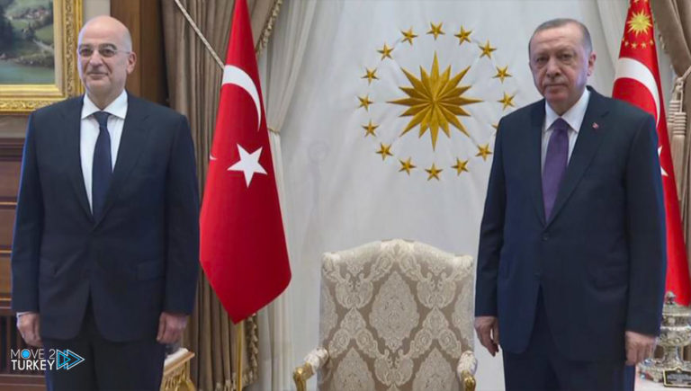 President Erdogan’s meeting with the Greek Foreign Minister