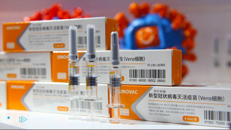 A new batch of vaccine arrives from China in Turkey