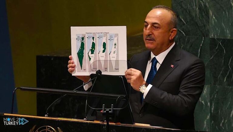 Cavusoglu: International forces are deployed to protect the Palestinian people in the region