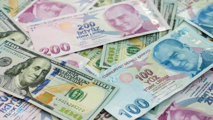 The exchange rates of major currencies against the Turkish lira