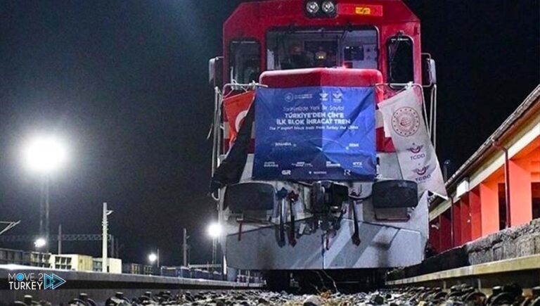 The sixth and seventh Turkish freight train is on its way to China