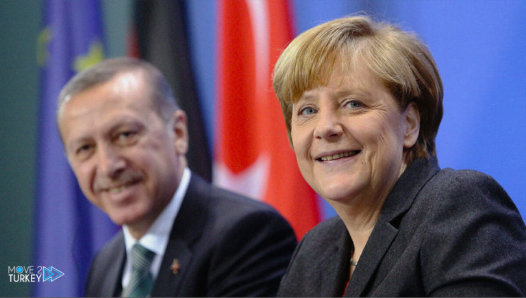 A meeting between President Erdogan and Angela Merkel