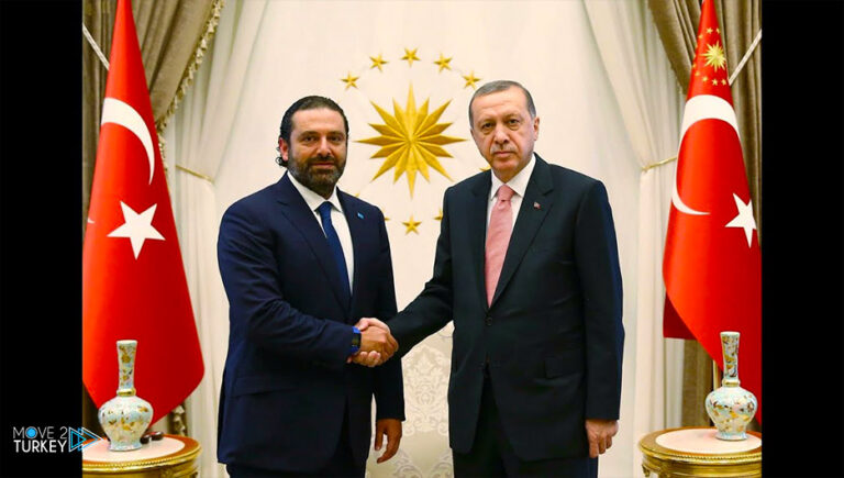 President Erdogan receives Saad Hariri in Turkey