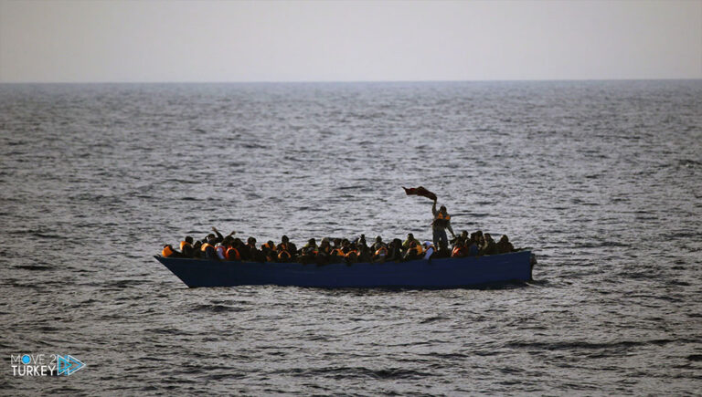 42 refugees rescued after a boat drifted in Balikesir