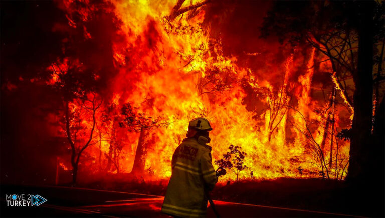 Continuing to deal with the fire that broke out yesterday in Hatay