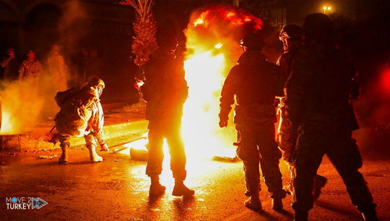 One person was killed and 17 injured in fires in northern Lebanon