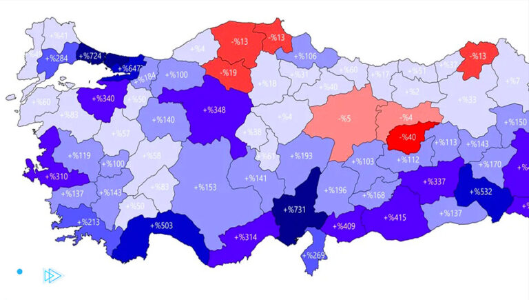 The number of coronavirus cases in Turkey has reached less than 5,000