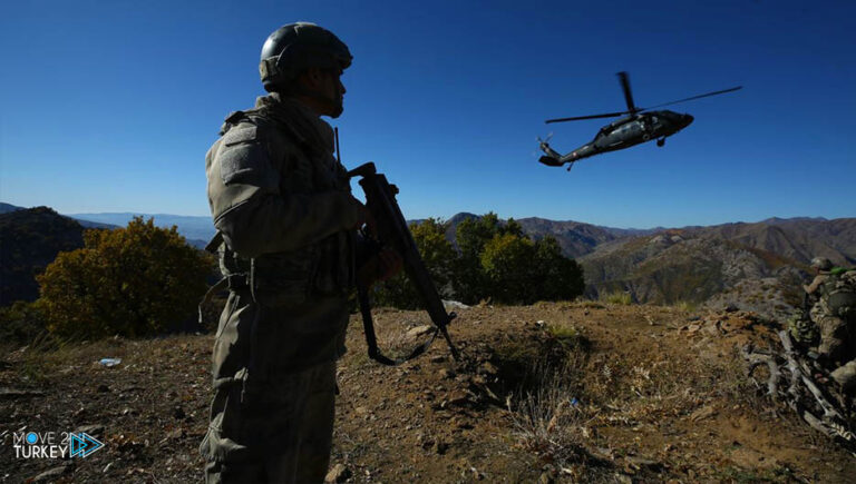 10 terrorist shelters destroyed in eastern Turkey