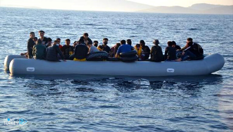 Çanakkale… Rescue of 47 migrants pushed by Greece towards Turkey