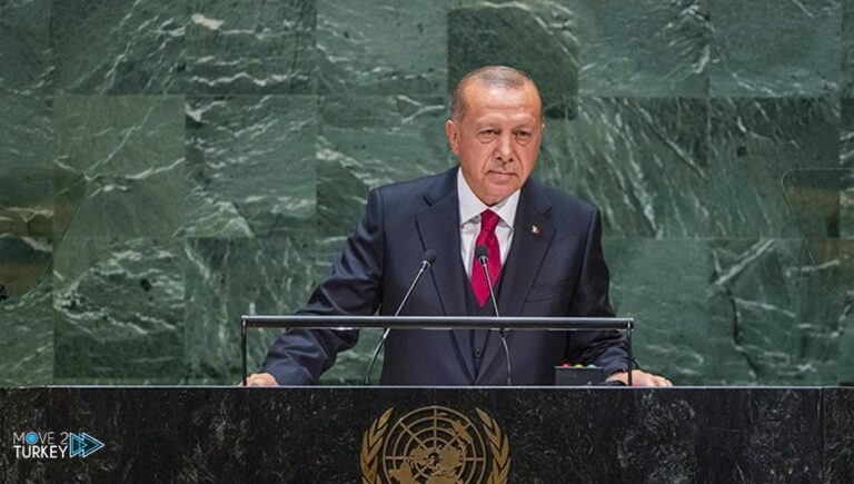 President Erdoğan publishes a photo of his visit to the UN Headquarters