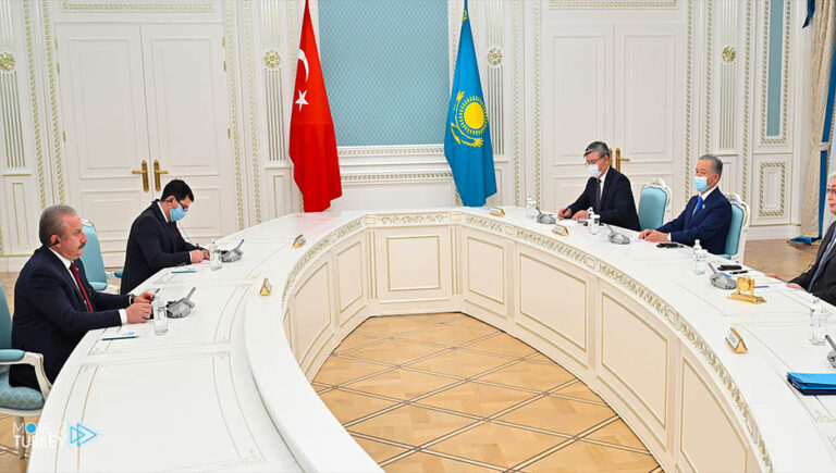 Şentop meets with the Speakers of Parliament in Kazakhstan