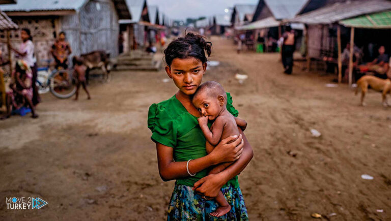 A demanding of European role in returning the Rohingya to their country