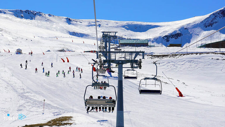 A Big turnout at Balan Dokan Ski Center in Erzurum, Turkey