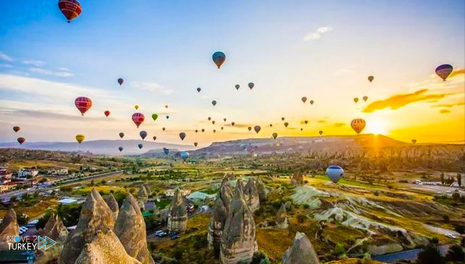 Turkey.. Cappadocia received 250 thousand tourists during November