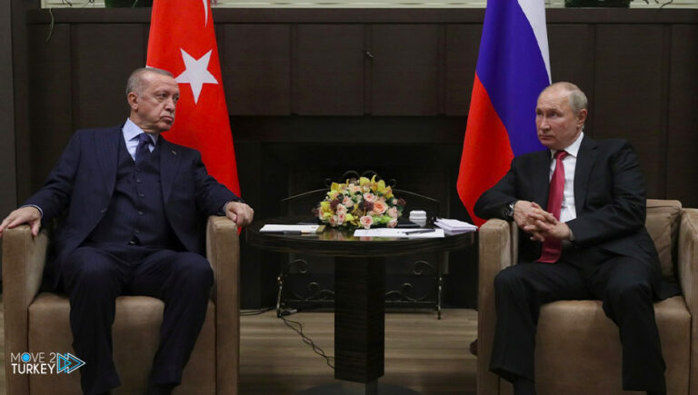 Erdogan and Putin discuss bilateral relations and regional files