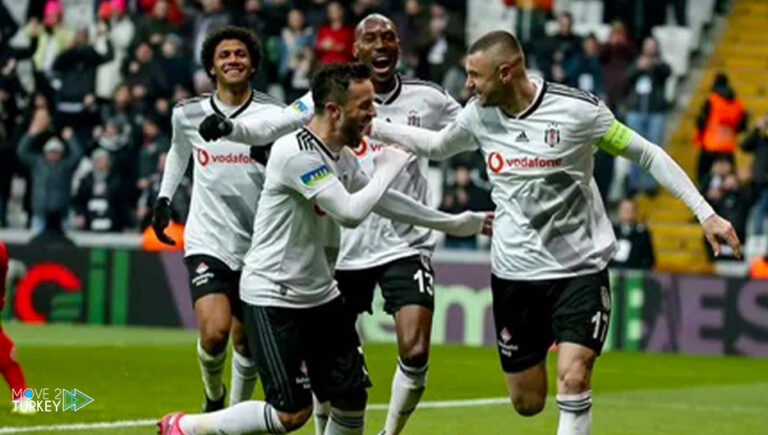 Turkish football.. Besiktas beat Gaziantep with a single goal