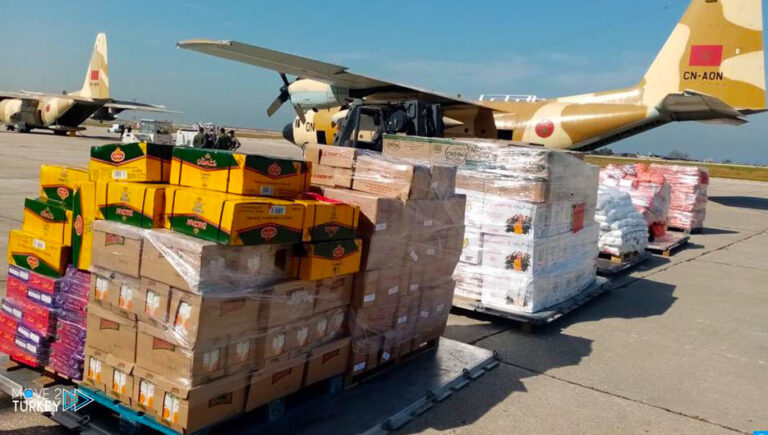 Beirut.. The arrival of a Turkish ship carrying aid to the Lebanese army