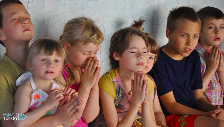 Ukrainian orphans take part in the Children’s Day in Turkey