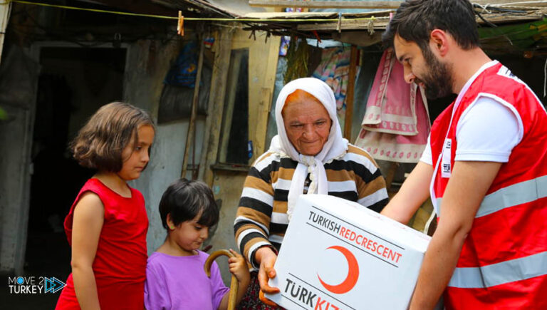 Yemen..The Turkish Red Crescent distributes 700 Iftar meals in Aden