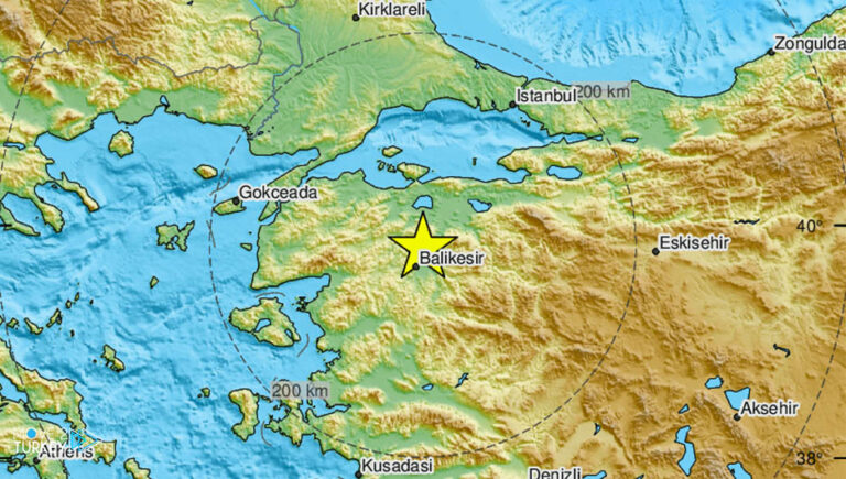 Magnitude 4.7 earthquake strikes Turkey’s Balikesir