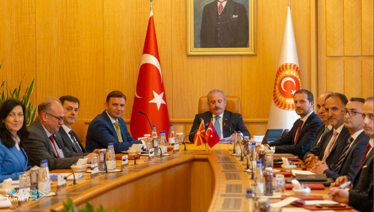 Şentop meets North Macedonian Foreign Minister in Ankara