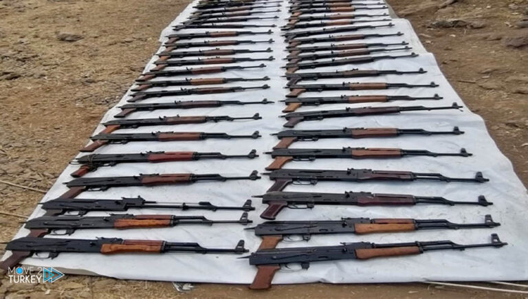 Turkish army seizes PKK weapons in northern Iraq