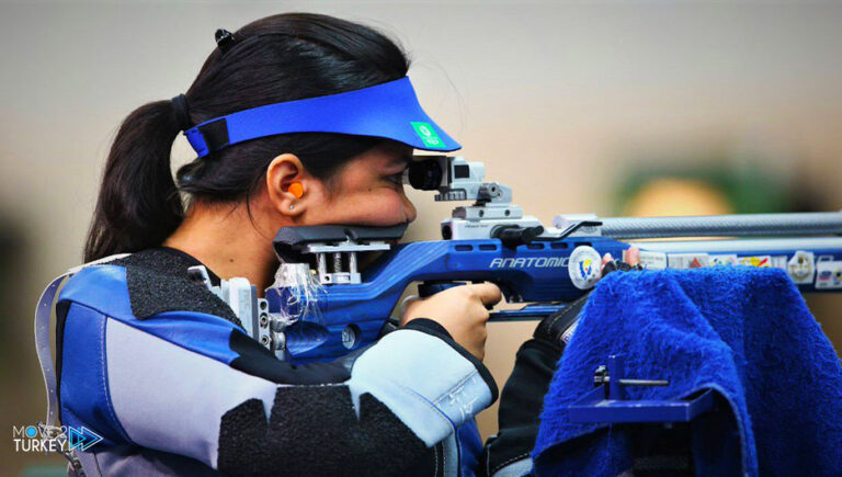 Turkish women win gold in shooting world cup