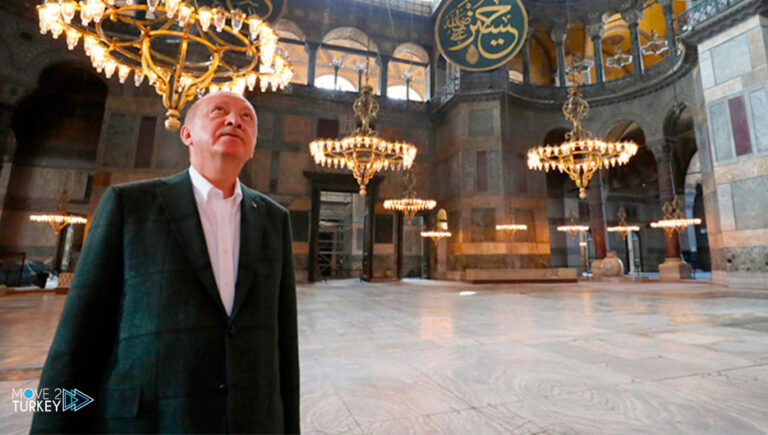 Erdogan: We thank God that we reopened Hagia Sophia for worship