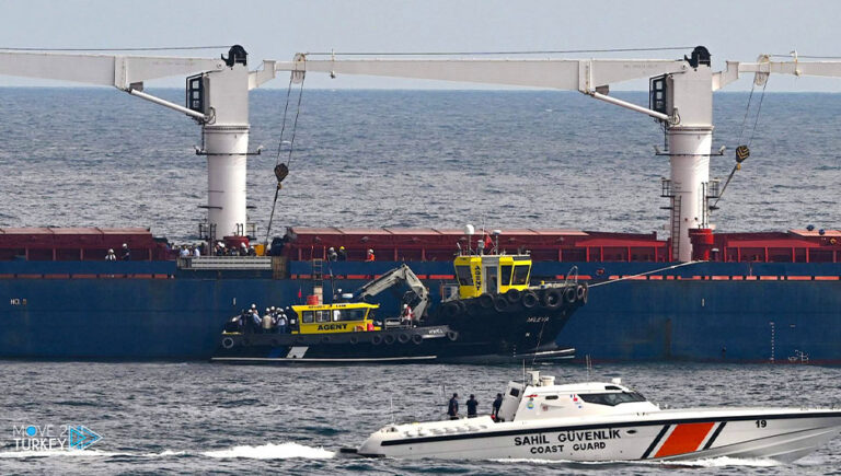 Istanbul.. Inspection of the Ukrainian grain ship begins