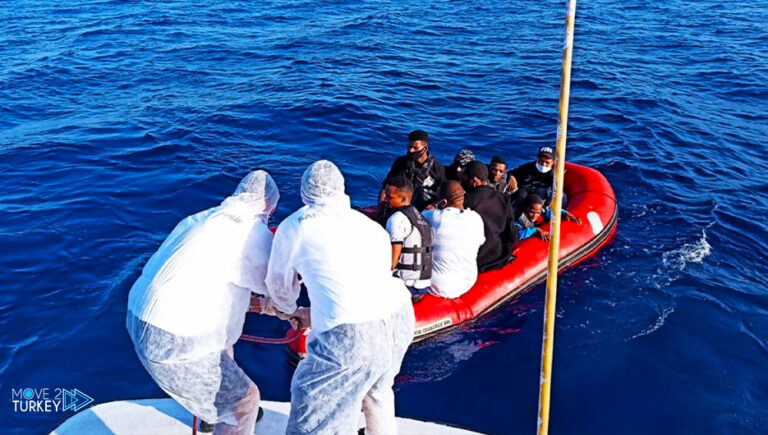 Rescue of 9 irregular migrants in western Turkey