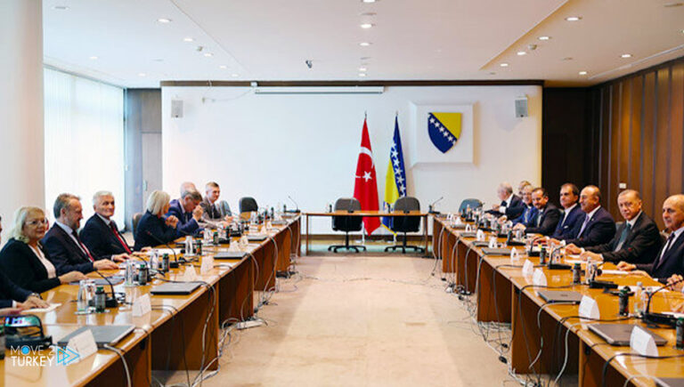 Erdogan meets members of the Bosnian Presidential Office