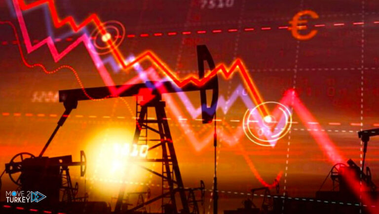 Oil prices fall amid weak global demand