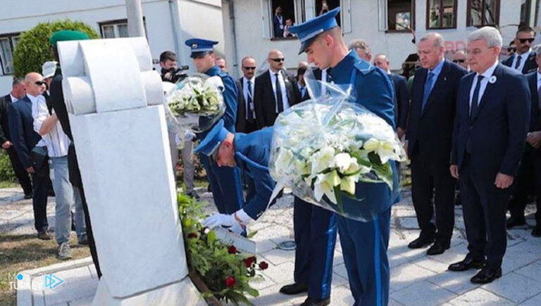 Sarajevo.. President Erdogan visits the grave of Ali Izetbegovic
