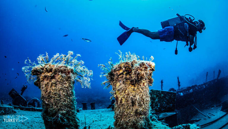 The coasts of Antalya.. An open museum of sunken historical ships