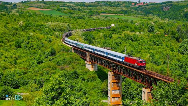 Turkish Orient Train track.. Stunning views for photography enthusiasts