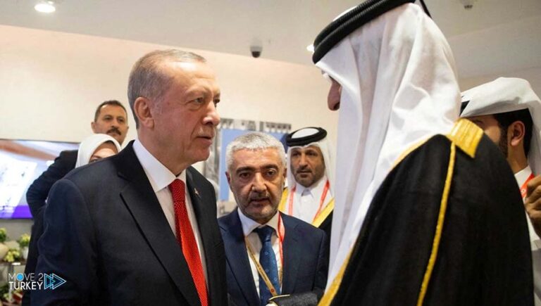 President Erdogan arrives in Doha to attend the closing of the World Cup