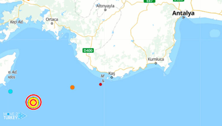 تركيا.. زلزال بقوة 5.4 درجات يضرب ساحل “موغلا”