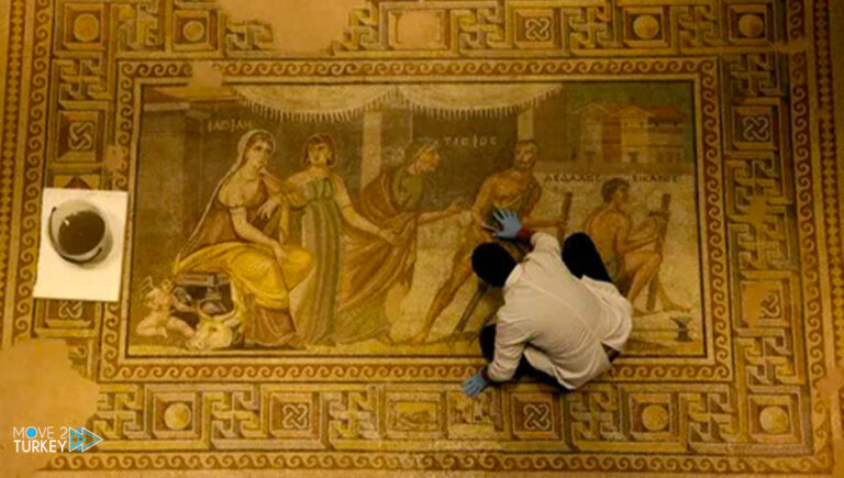 Unremitting Efforts to Preserve the Zogma Museum Mosaic Paintings